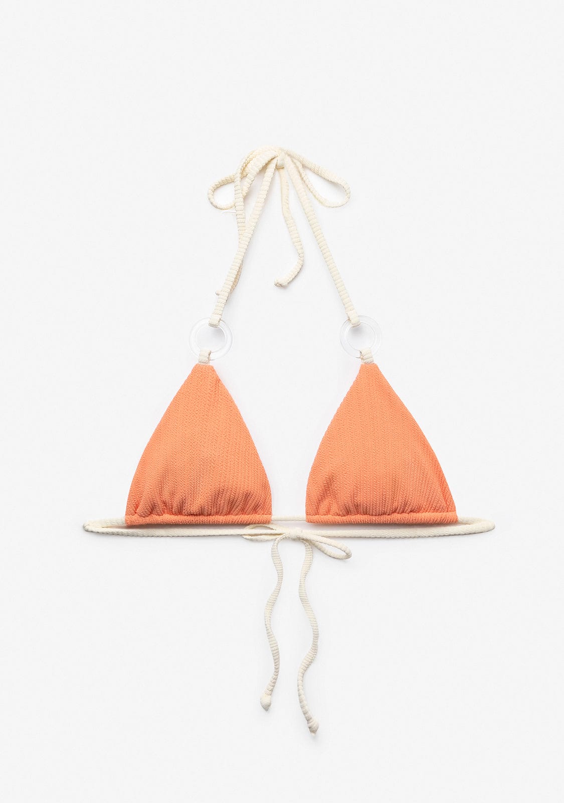 Bikini Top Peach & Beige Lira