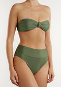 Bikini Pamela Top + Manami Classic Bottom Olive Green
