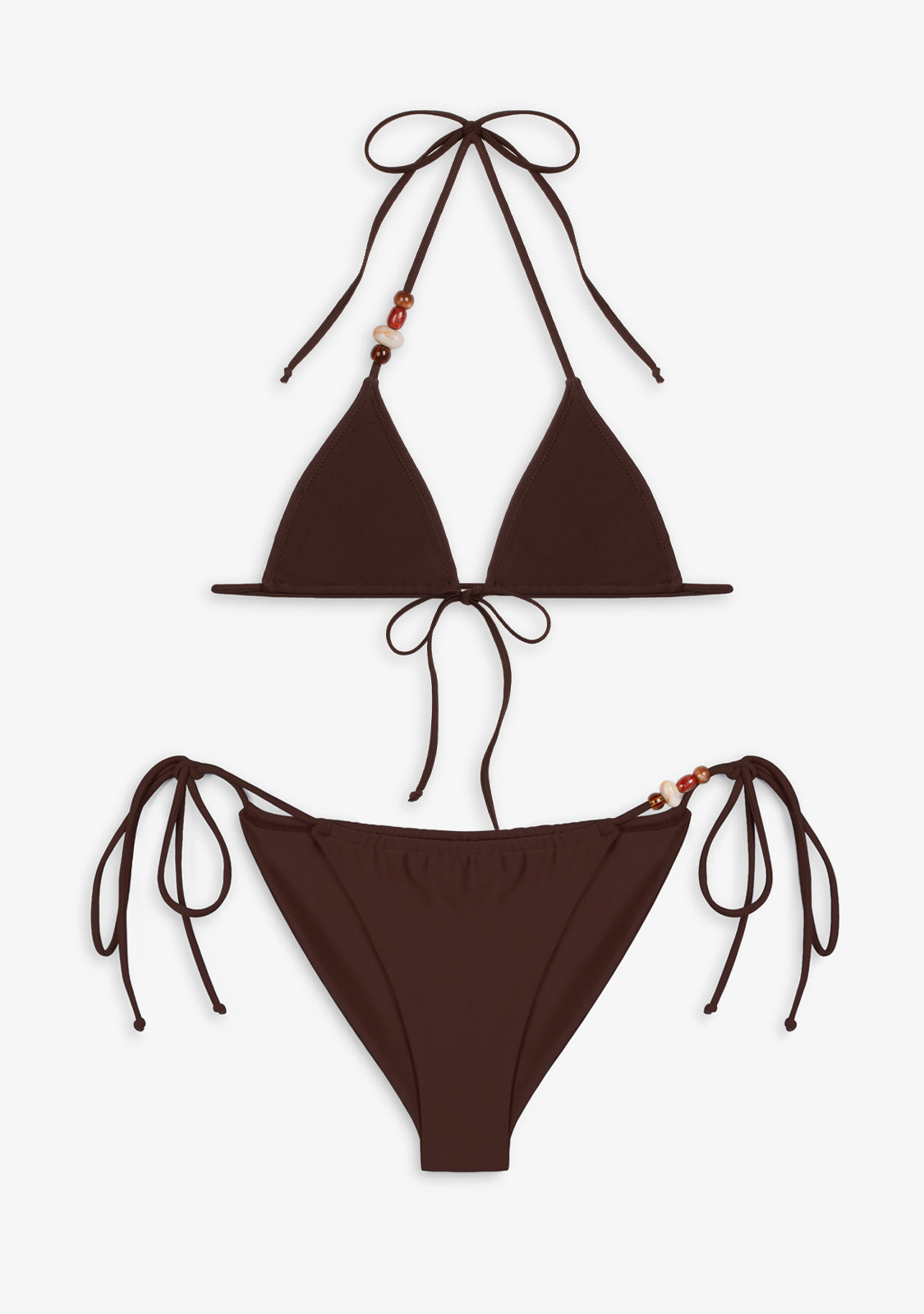 Bikini Haley Top + Kame Classic Bottom Cocoa