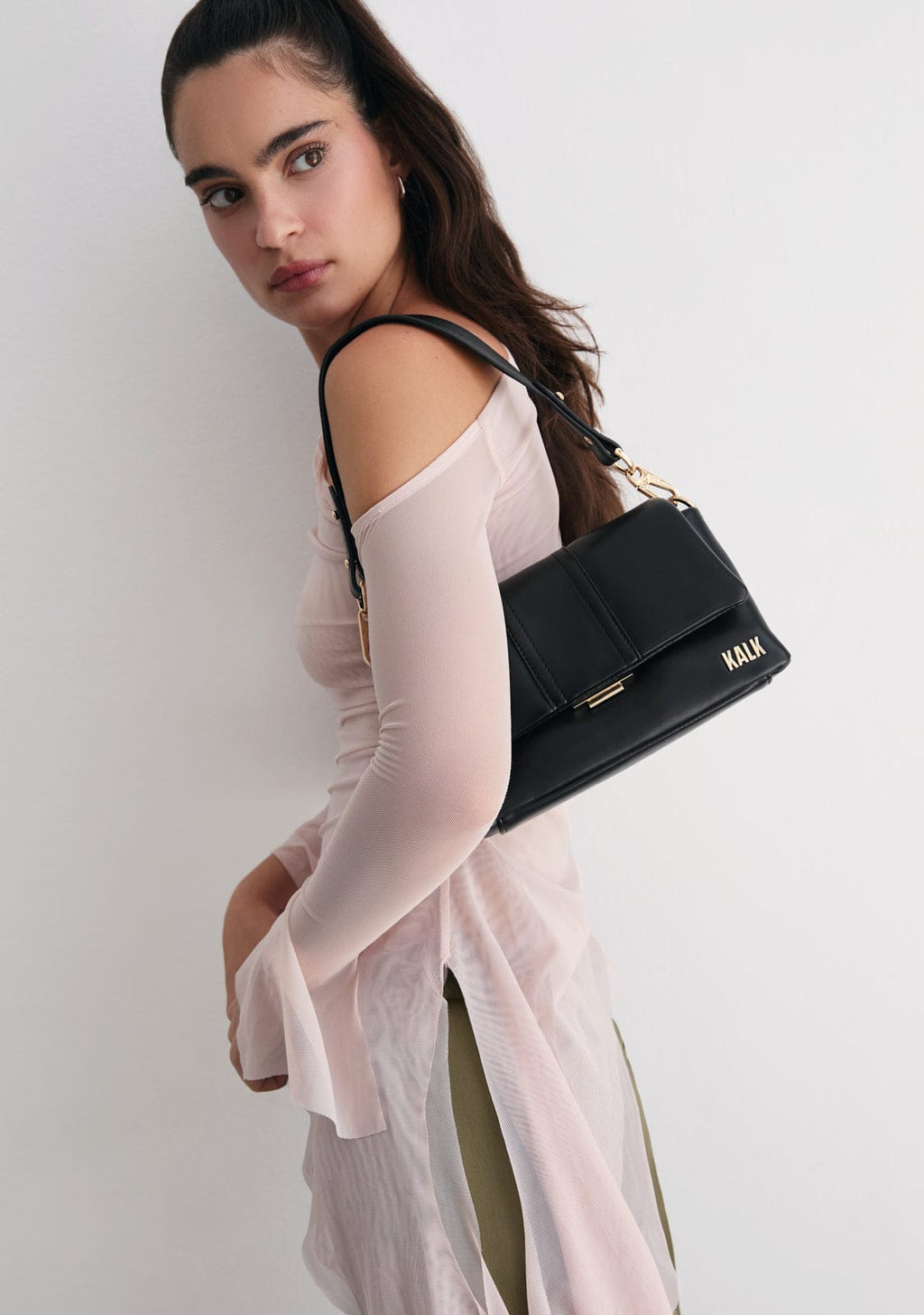 Flappa Bag Black Kalk