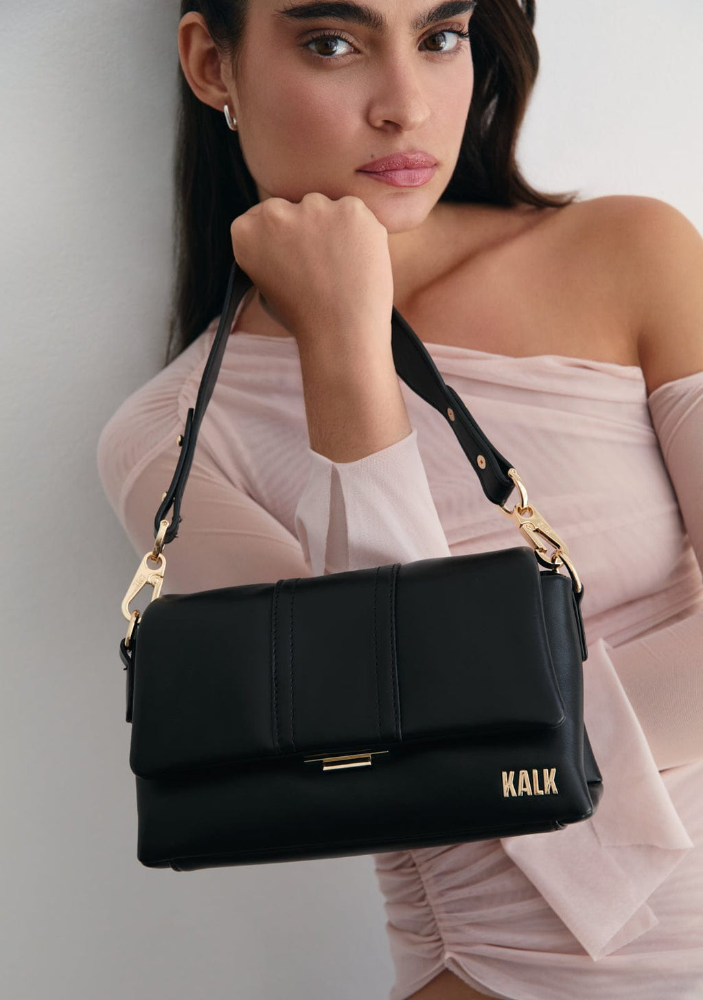 Flappa Bag Black Kalk