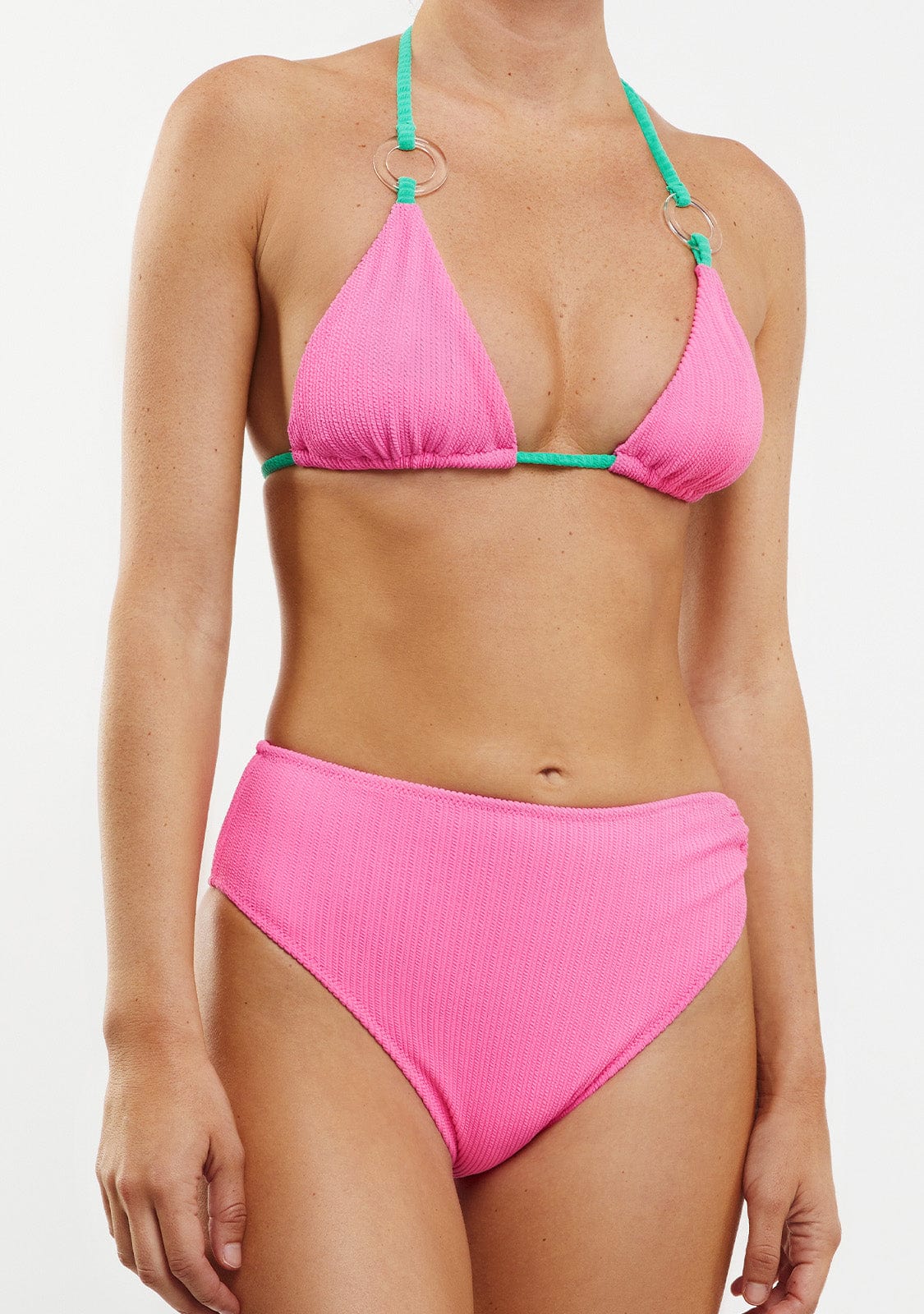 Bikini Lira Top + Bella Bottom Pink & Green