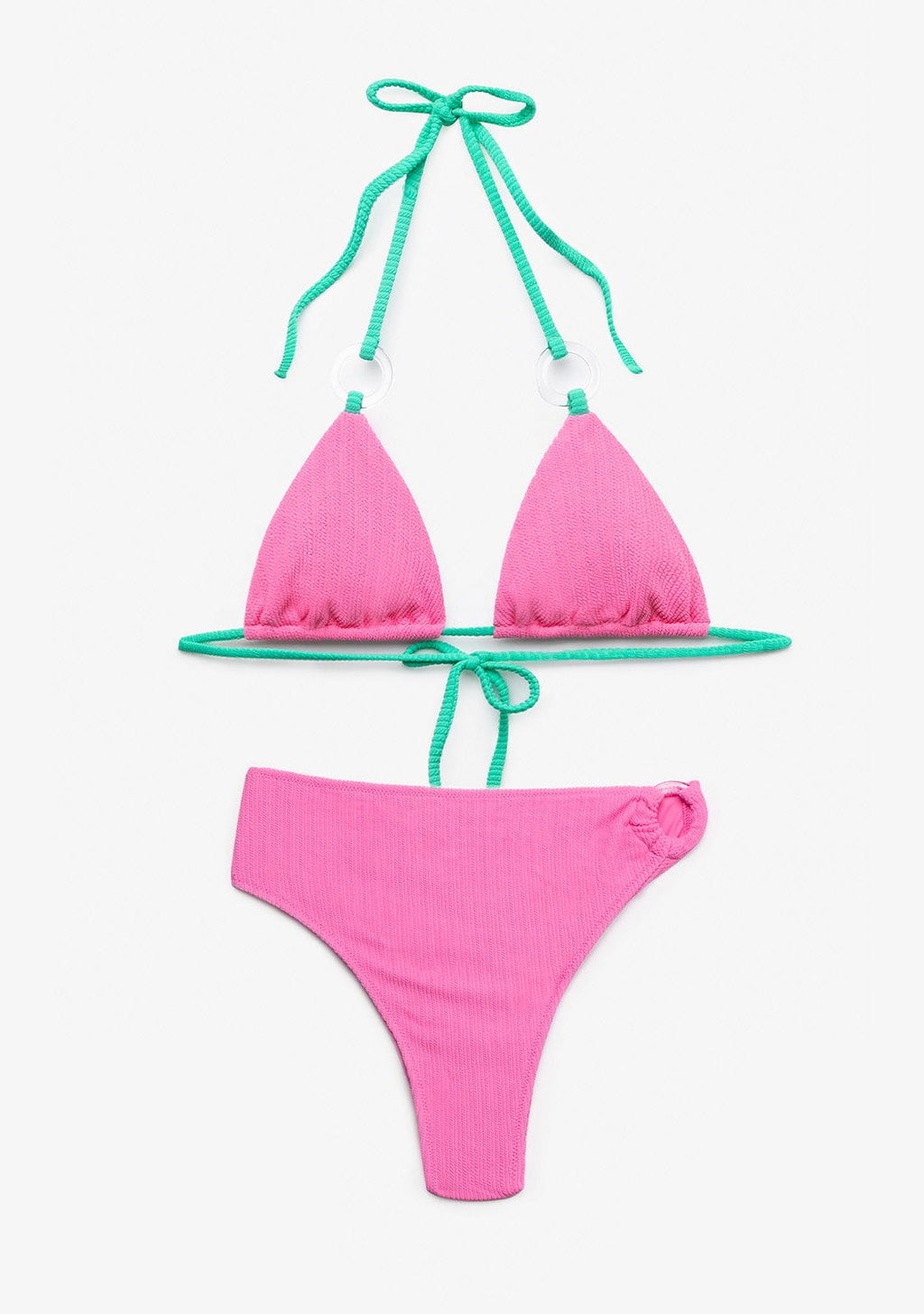 Bikini Lira Top + Bella Bottom Pink & Green
