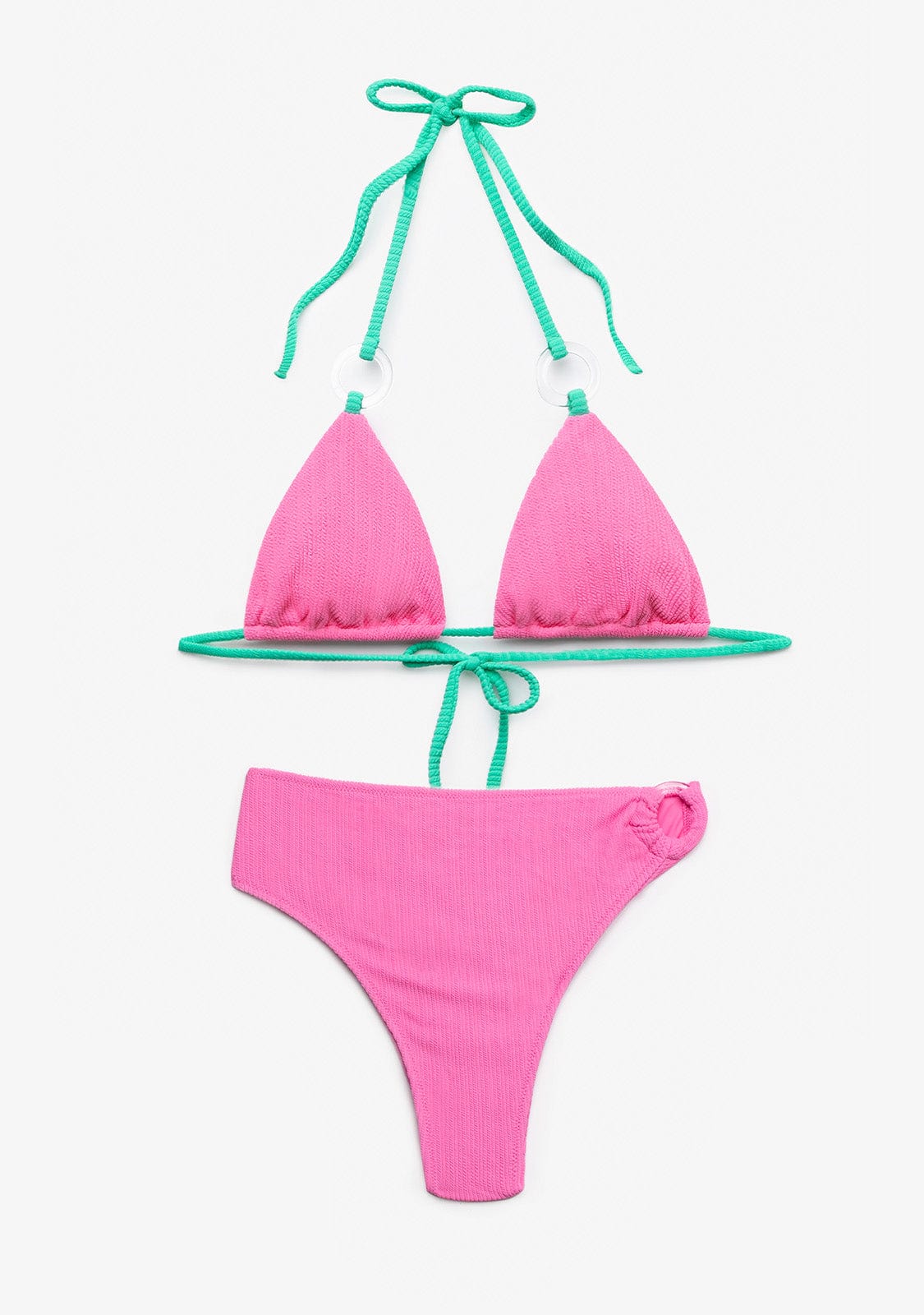 Bikini Lira Top + Bella Bottom Pink & Green