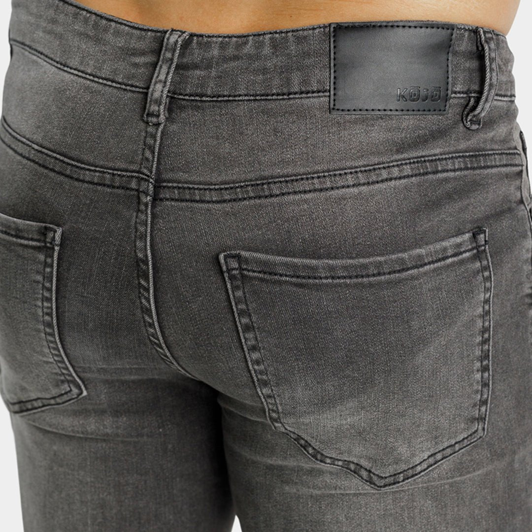Active Tapered Slim Fit Jeans - Grey