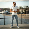 Active Tapered Slim Fit Jeans - Ice