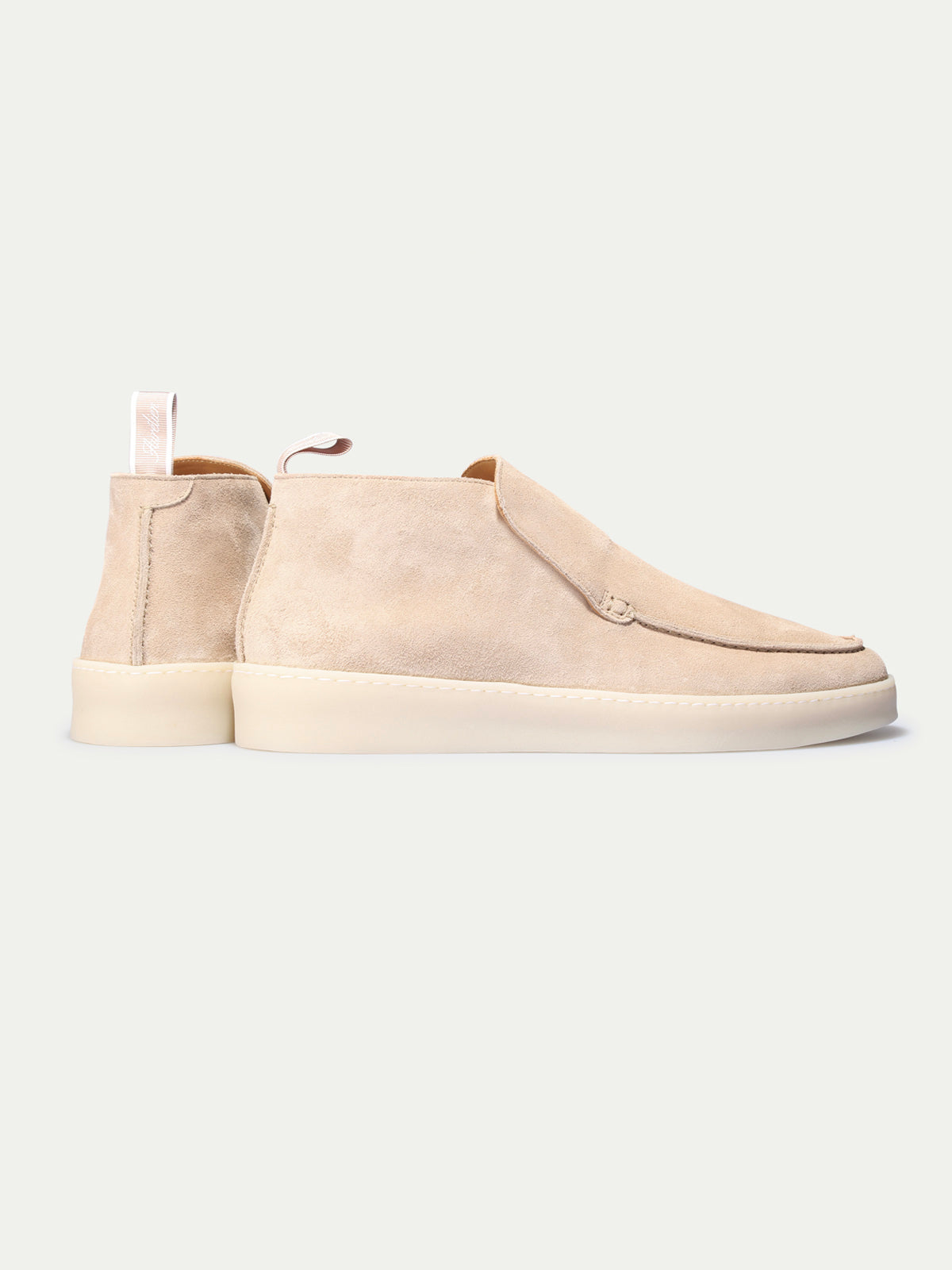 Mocasín Rambla Beige Claro (Ante)