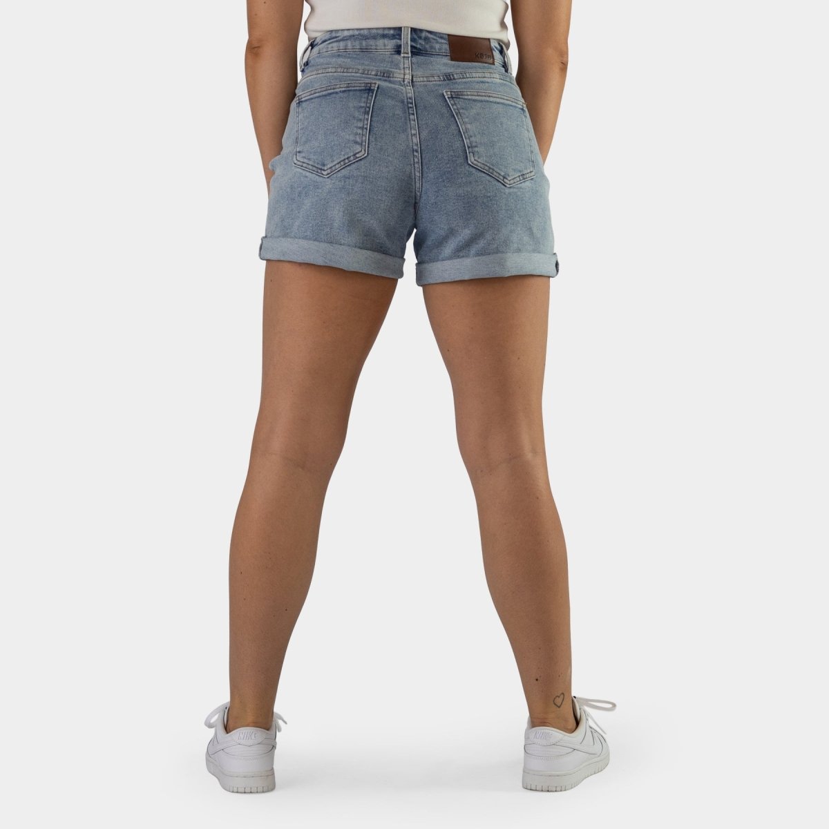 Impact Classic Jeans Shorts - Acid Wash Blue