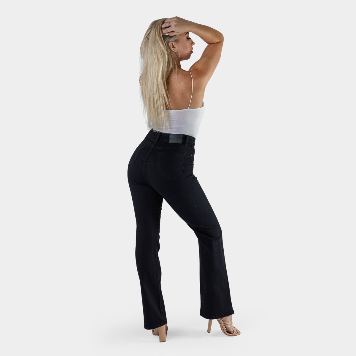 Impact Flare Fit Jeans - Black