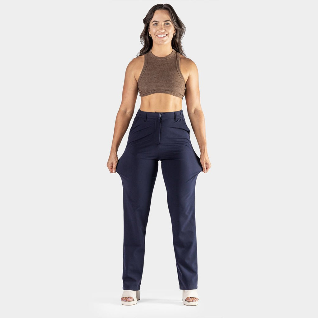 Impact Straight Leg Pants - Navy