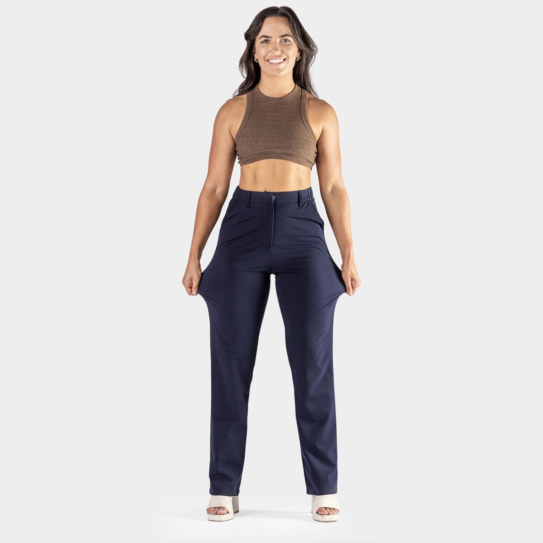 Impact Straight Leg Pants - Navy