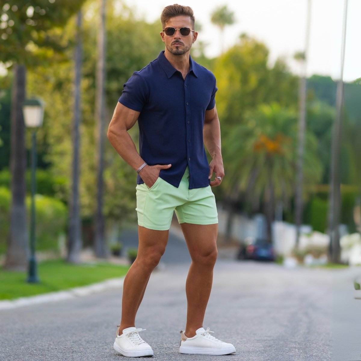 Bermudas Capri - Menta