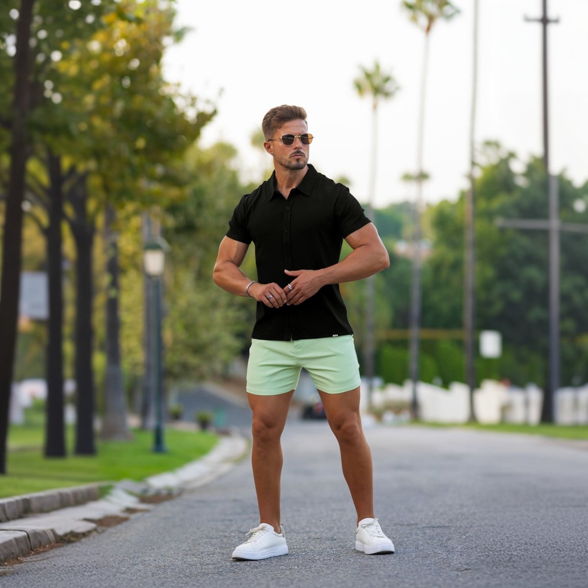 Bermudas Capri - Menta