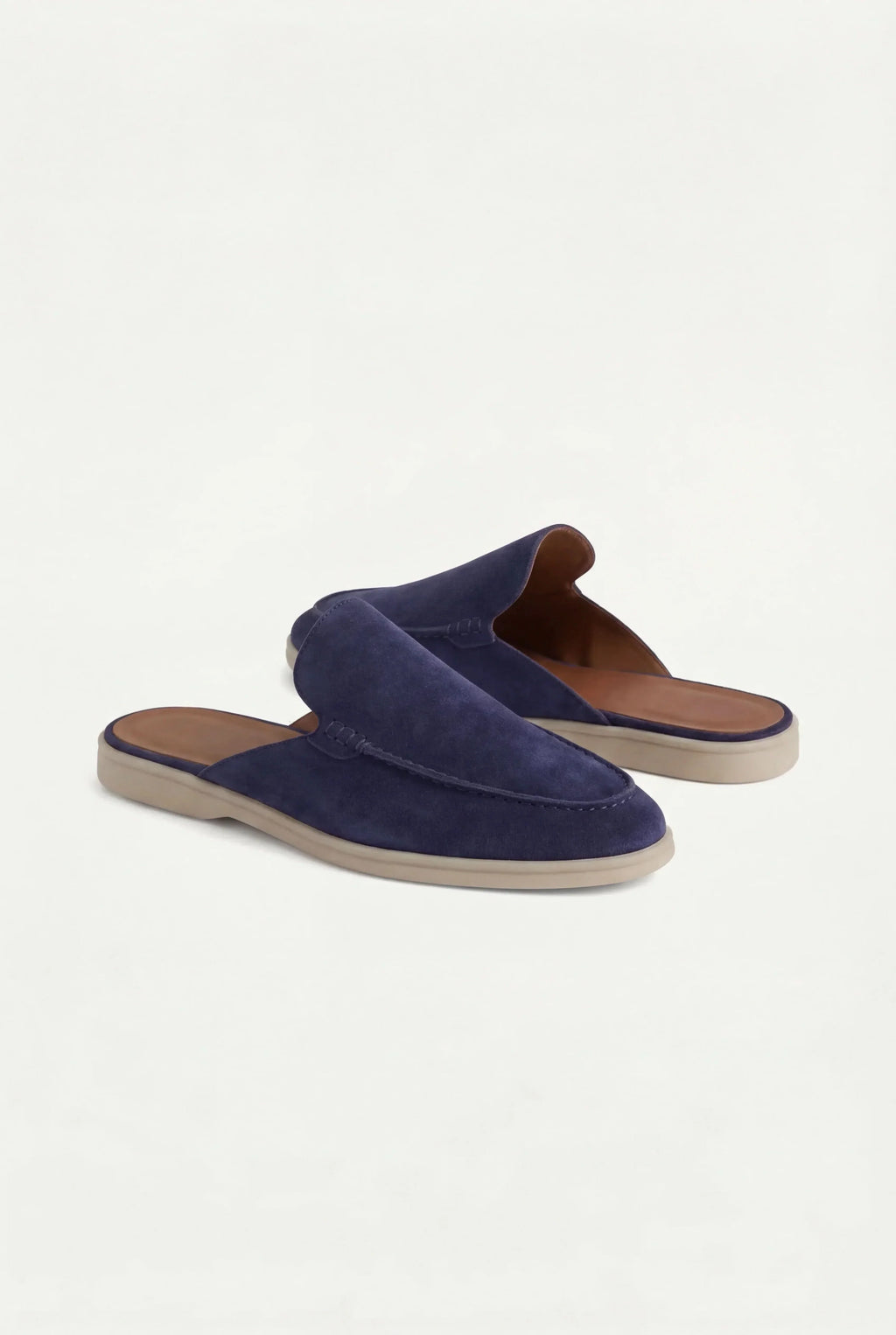 Mule Capri Azul Marino
