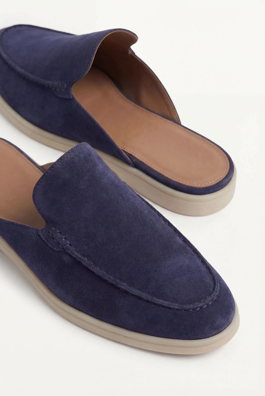 Mule Capri Azul Marino