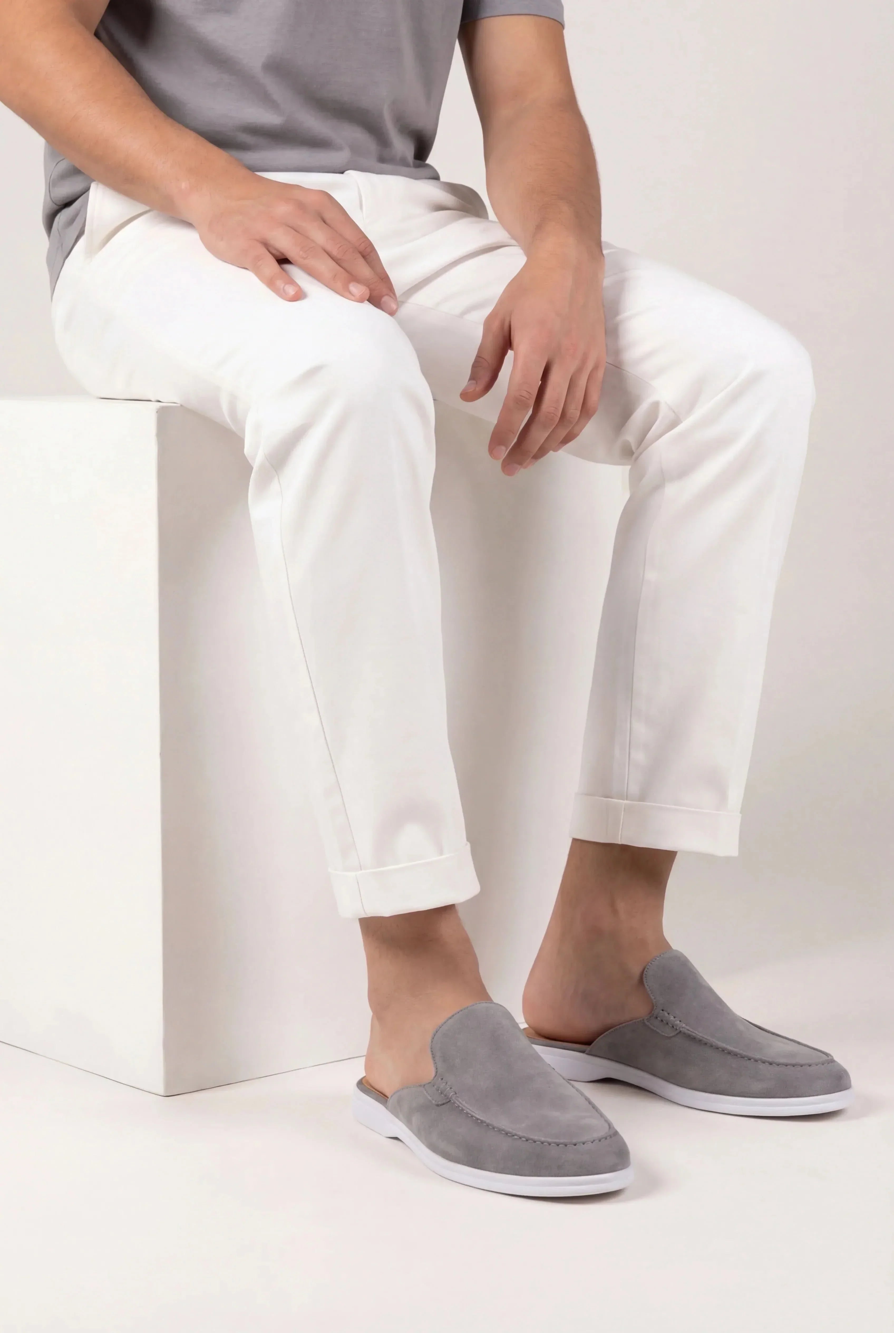 Mule Capri Gris