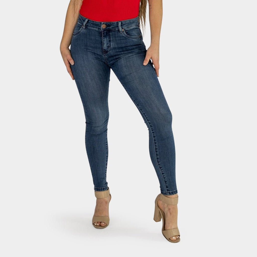 Impact Mid Rise Skinny Jeans - Indigo