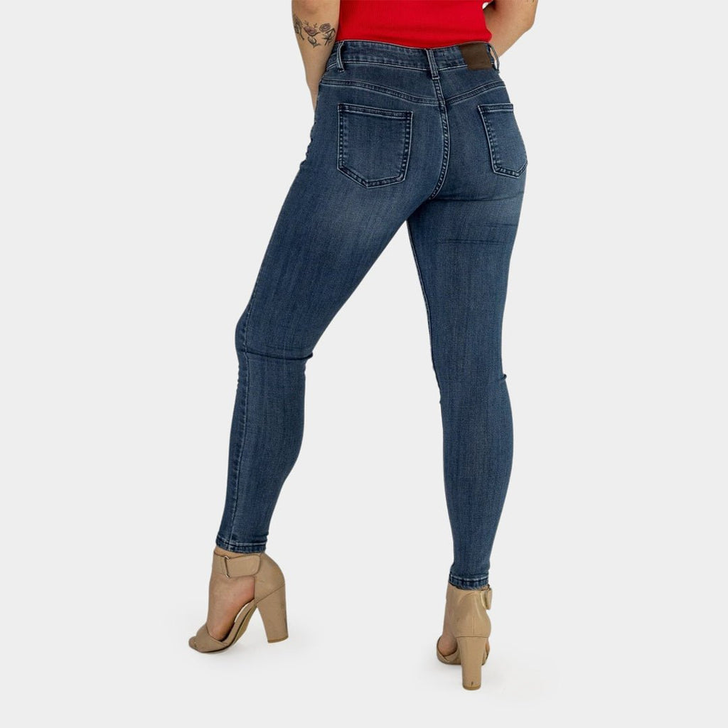 Impact Mid Rise Skinny Jeans - Indigo