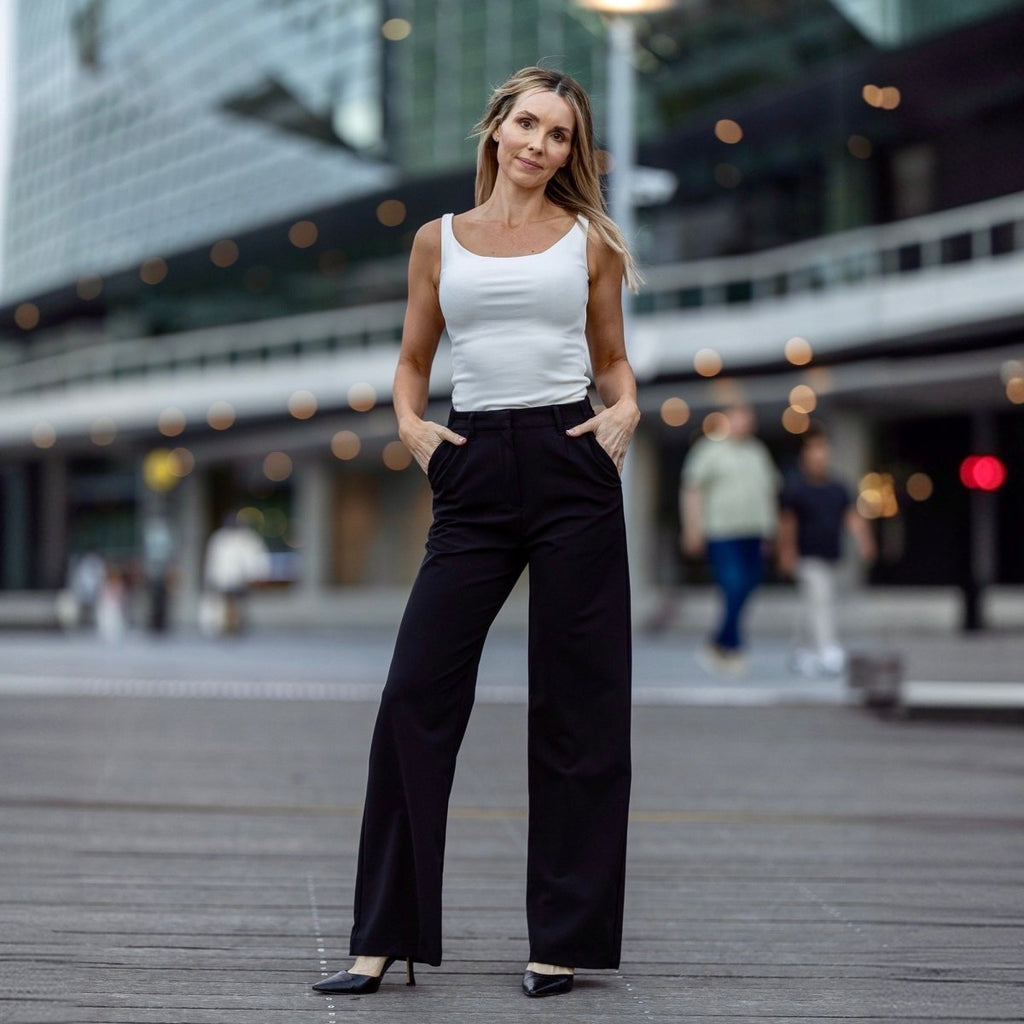 Impact Wide Leg Pants - Black