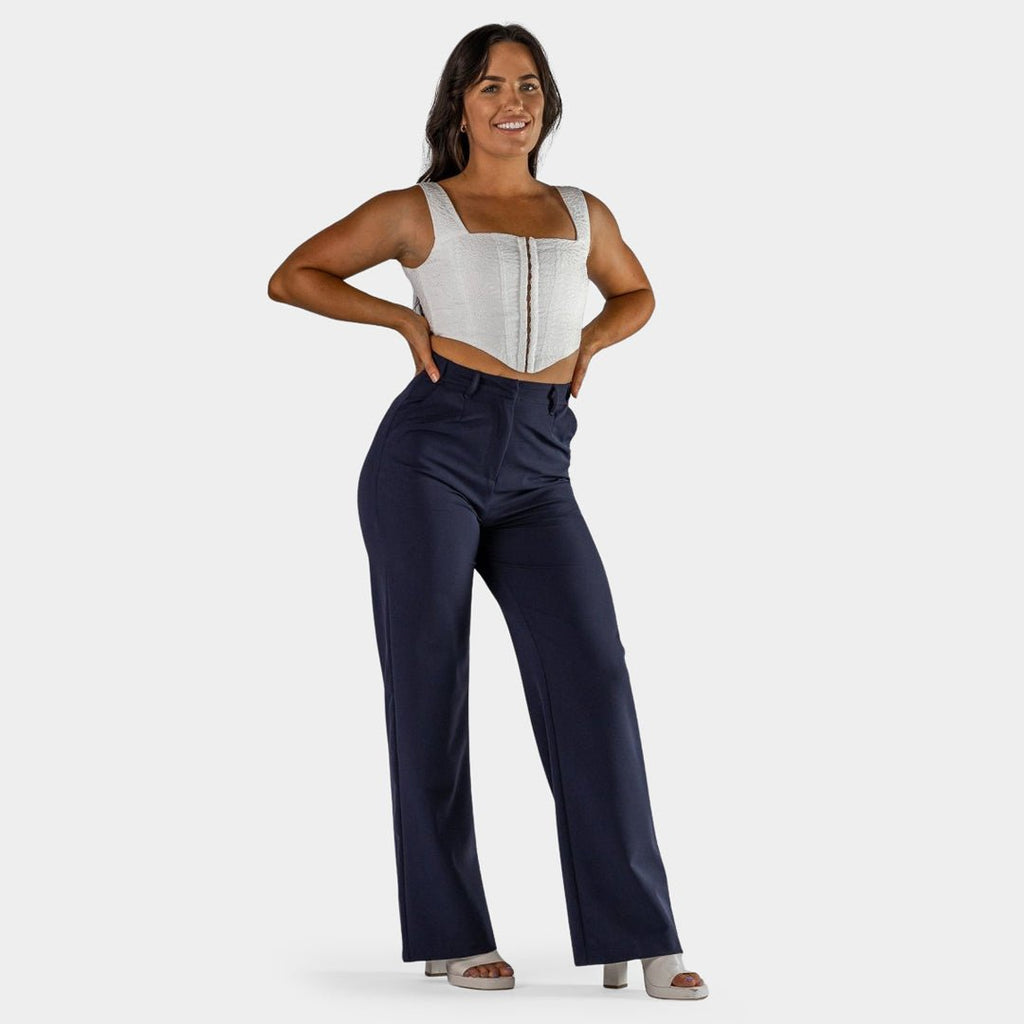 Impact Wide Leg Pants - Navy