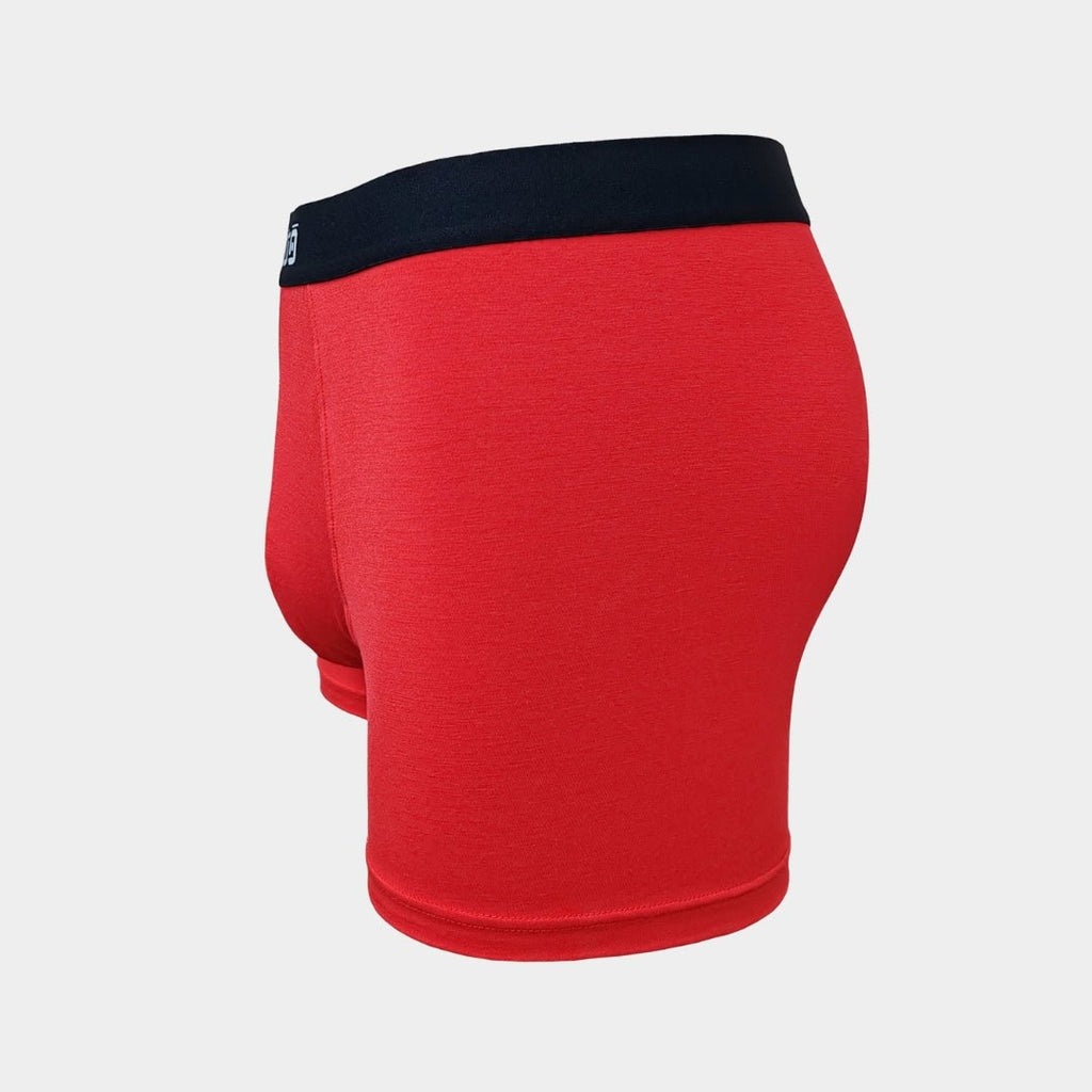 Performance Bamboo Boxer Briefs - Red