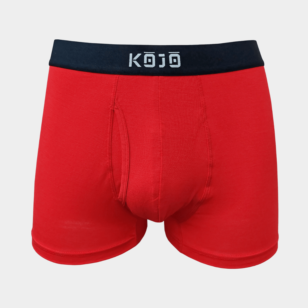 Performance Bamboo Boxer Briefs - Red