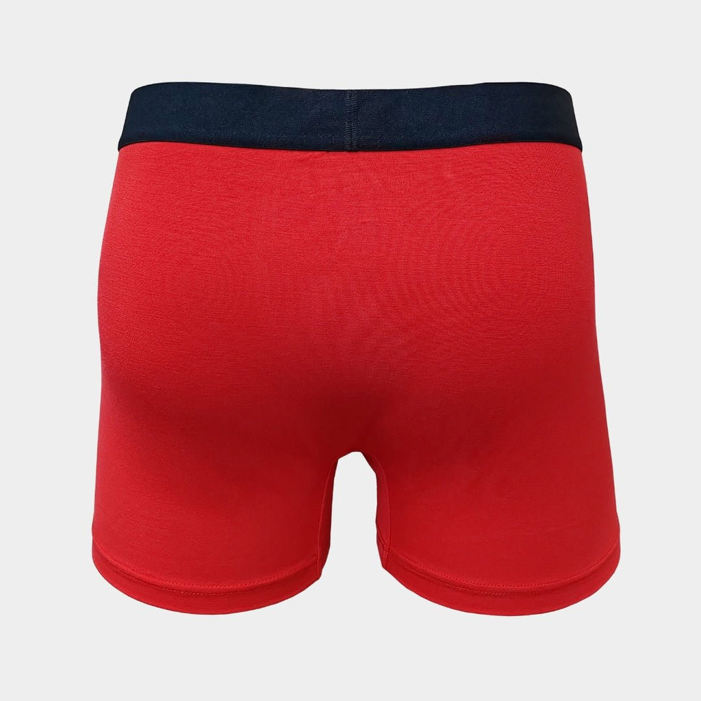 Performance Bamboo Boxer Briefs - Red