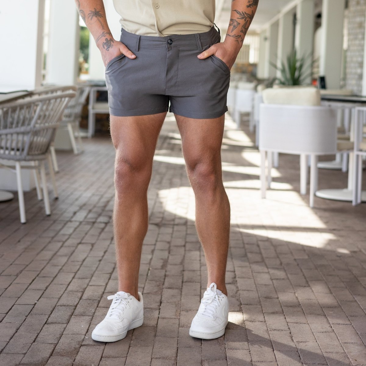 Bermudas Mónaco - Antracita