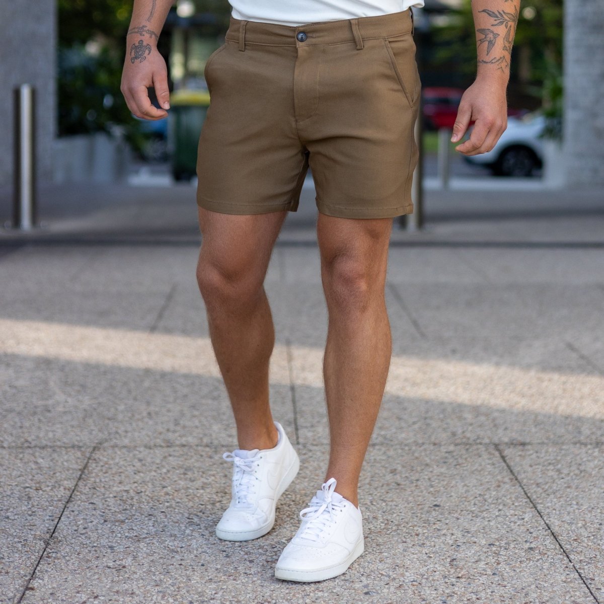 Bermudas Capri - Marrón Moca