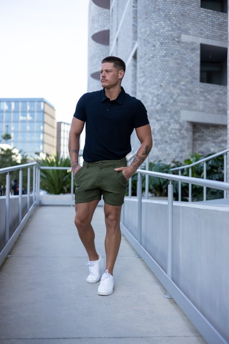 Bermudas Capri - Verde Oliva