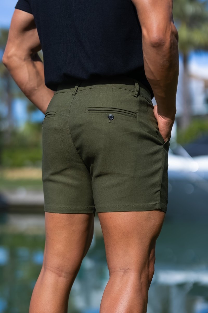 Bermudas Capri - Verde Oliva