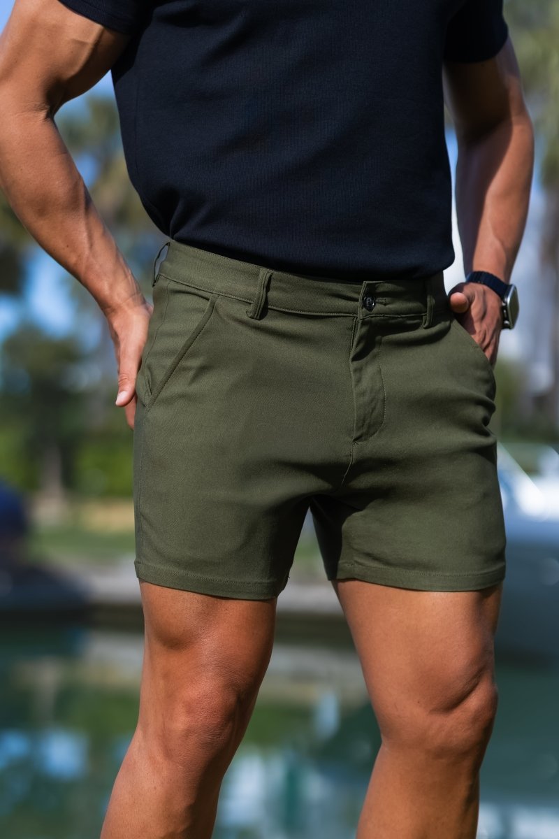 Bermudas Capri - Verde Oliva