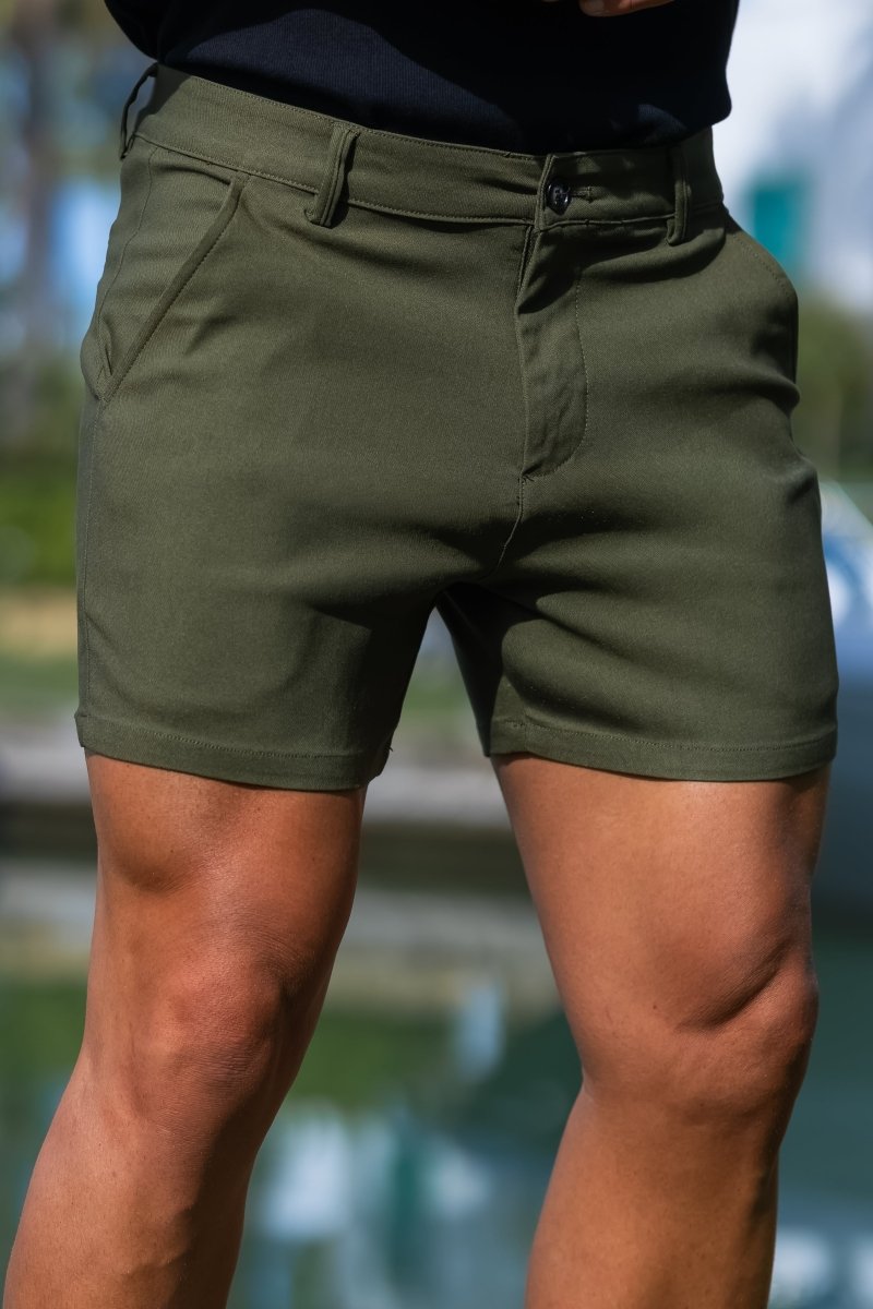 Bermudas Capri - Verde Oliva