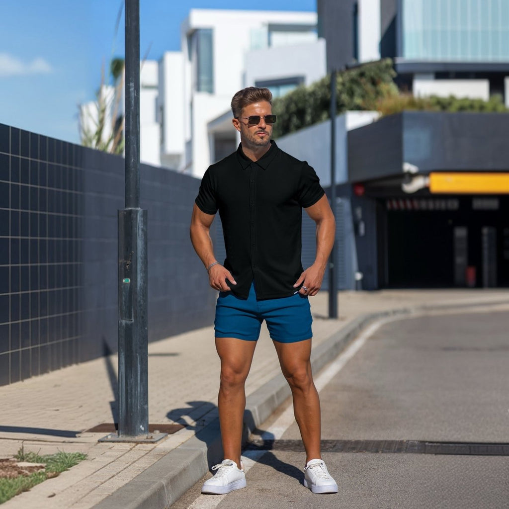 Bermudas Capri - Verde Azulado