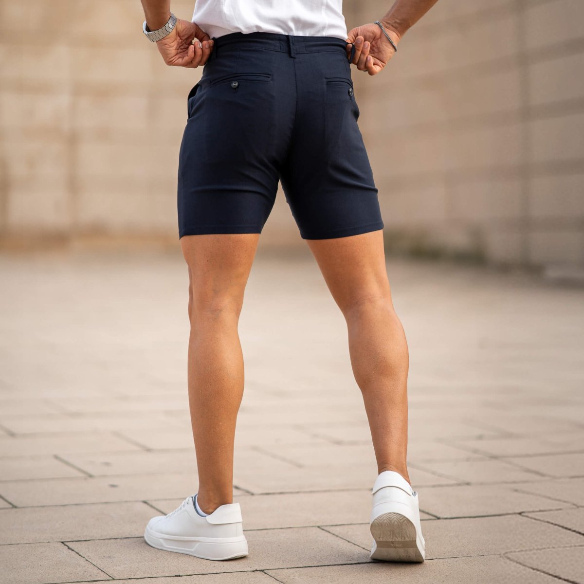 Bermudas Riviera - Azul Marino