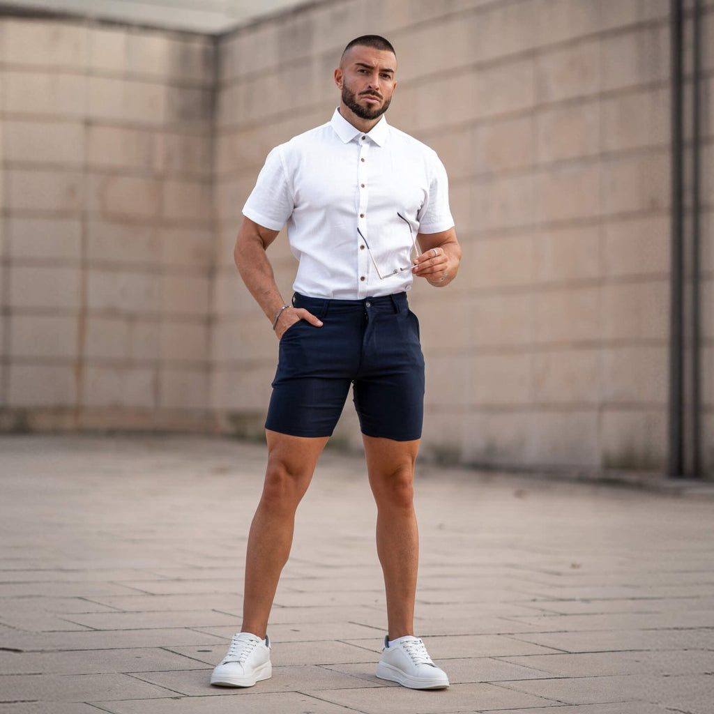 Bermudas Riviera - Azul Marino