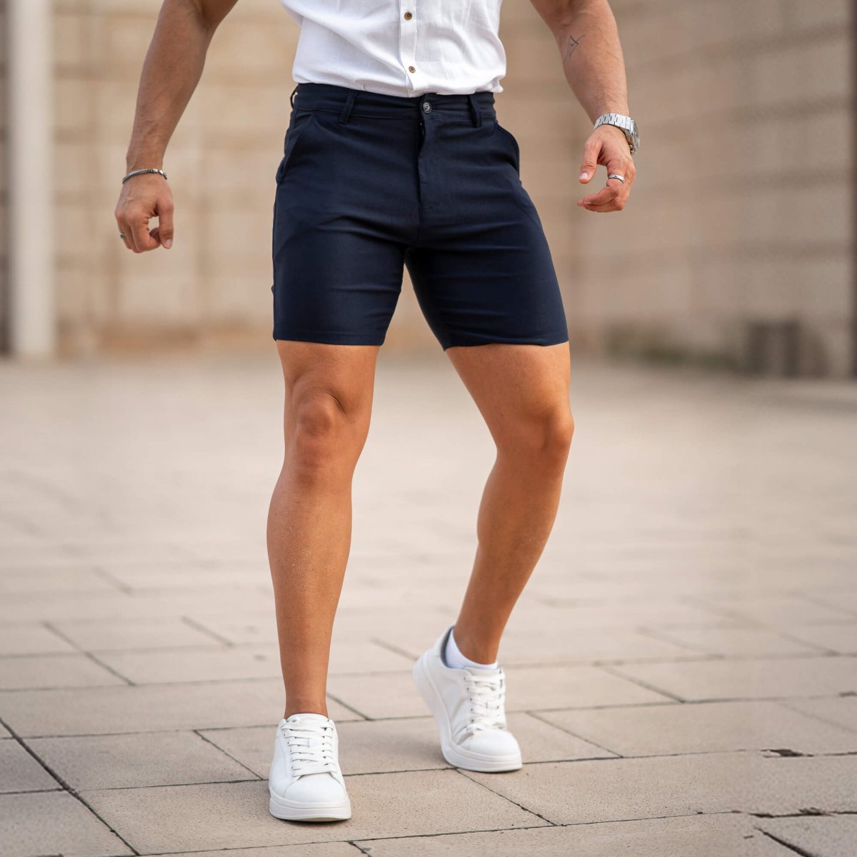 Bermudas Riviera - Azul Marino