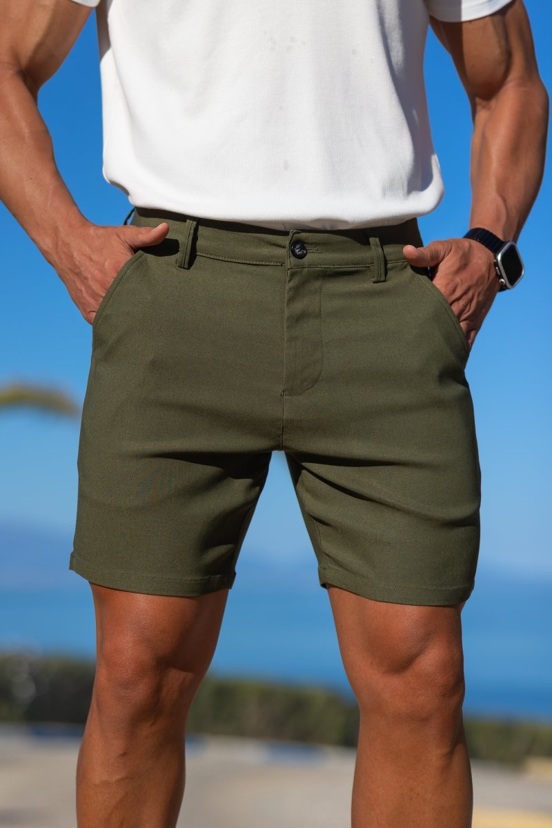 Bermudas Riviera - Verde Oliva
