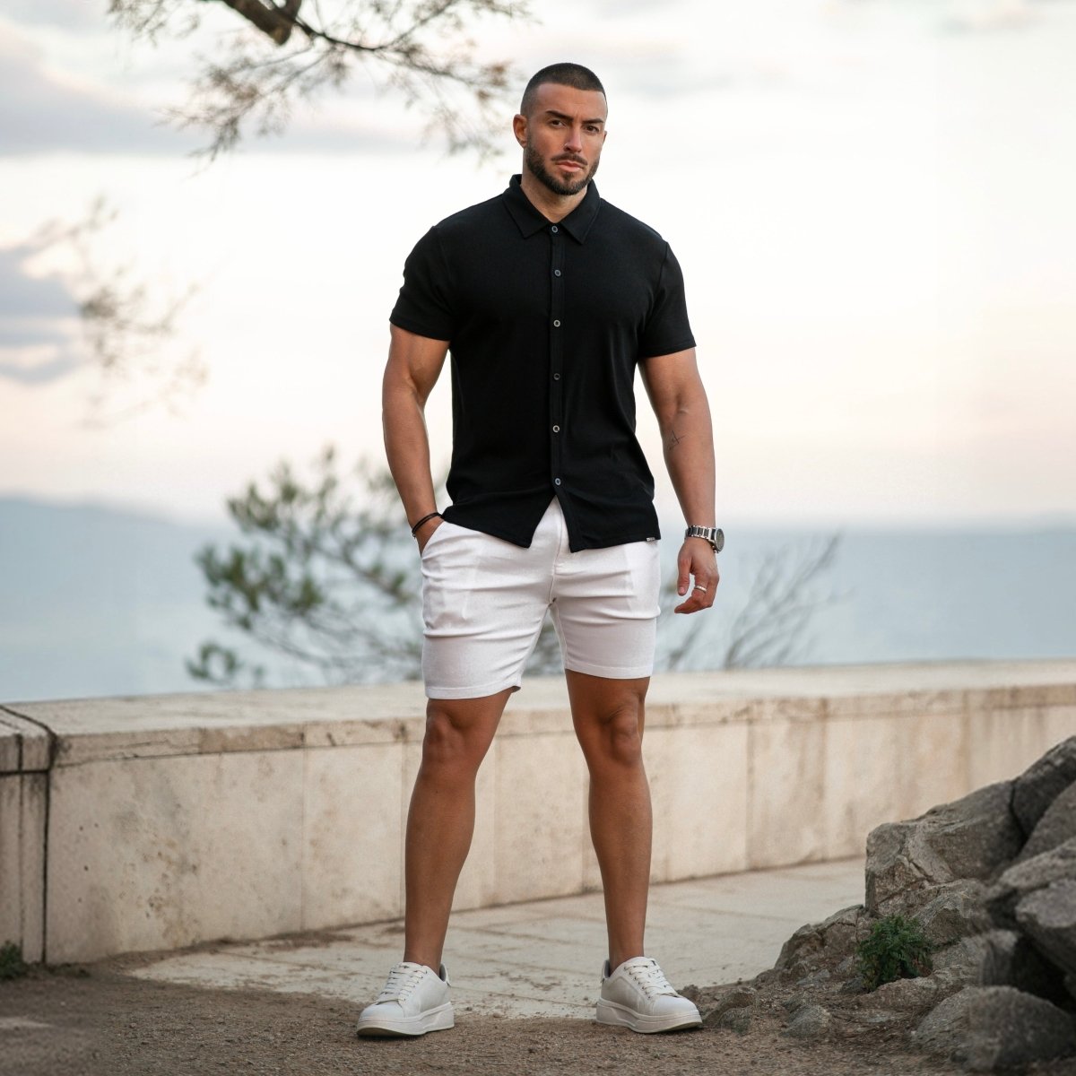 Bermudas Riviera - Blanco