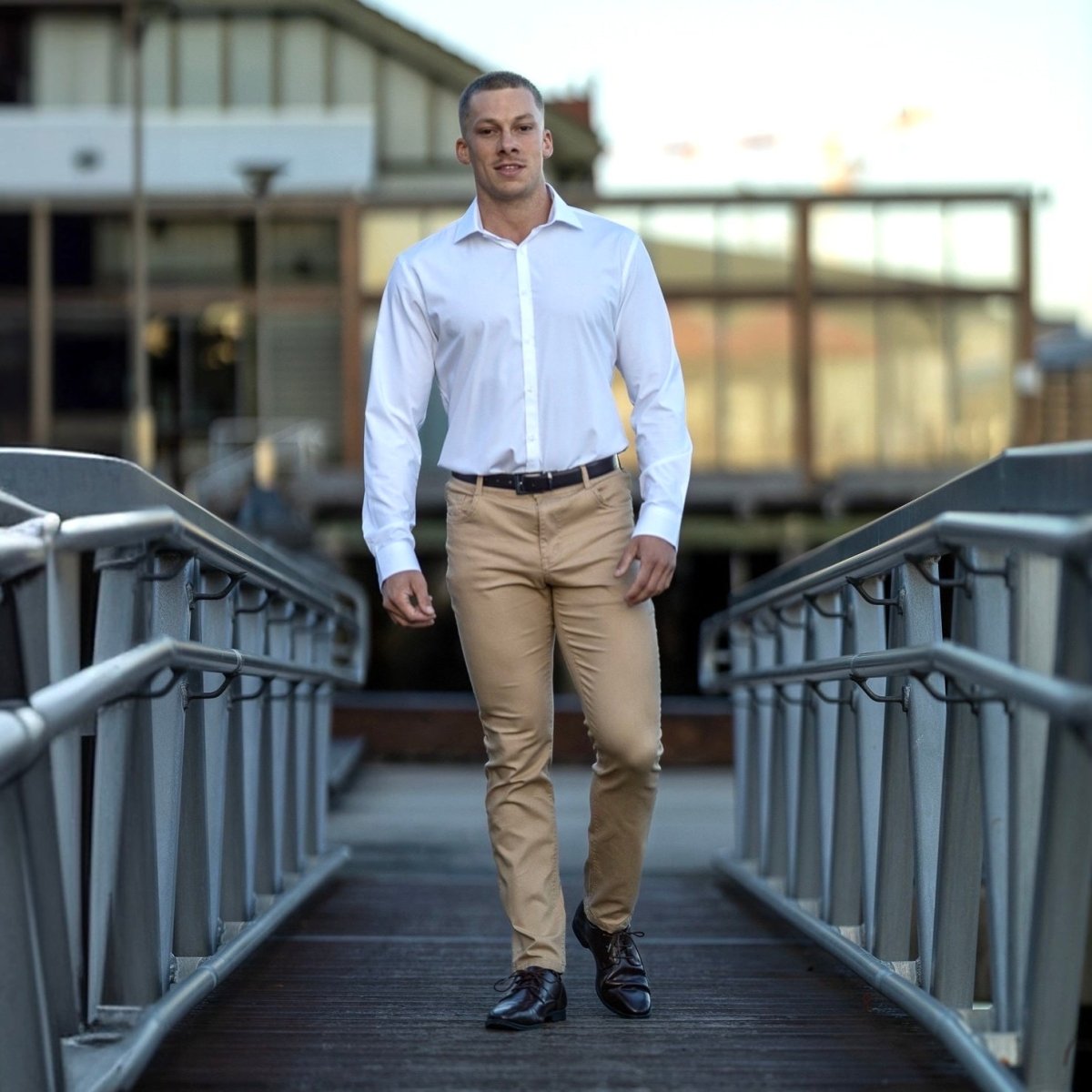 Pantalón Chino Slim - Tostado