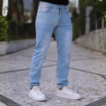 Ultra Stretch Straight Jeans - Vintage Blue